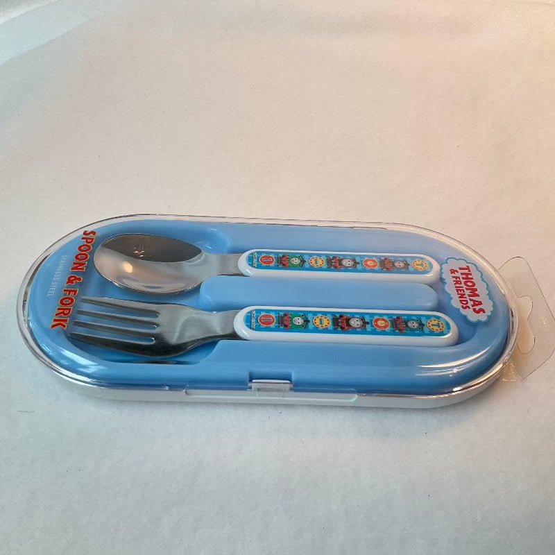 Thomas and Friends Easy Grip Fork and Spoon Set - Pecoware - Side