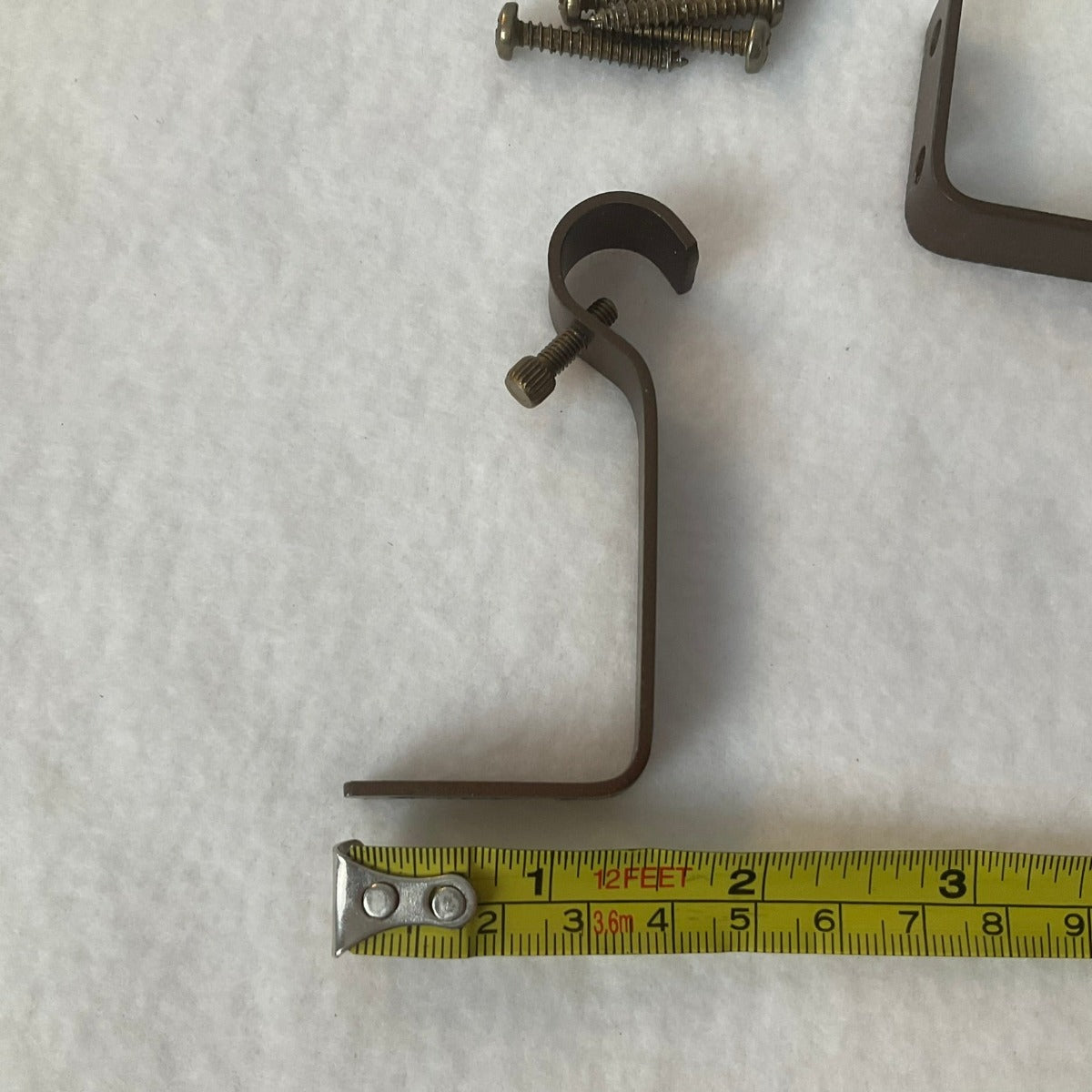 Curtain Rod Holders Brackets Set of 4 - 1-1/2 inches high