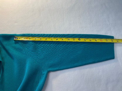 Pierre Cardin Vintage Turquoise Keyhole Sweater - Sleeve
