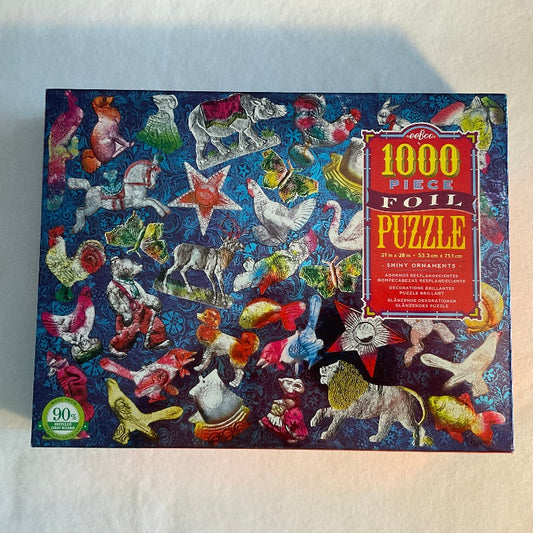 1,000 Piece Foil Puzzle Shiny Ornaments