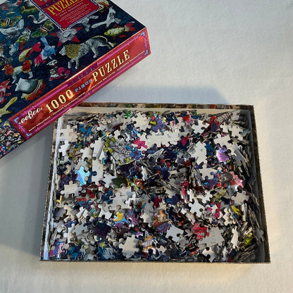 1,000 Piece Foil Puzzle Shiny Ornaments - Inside