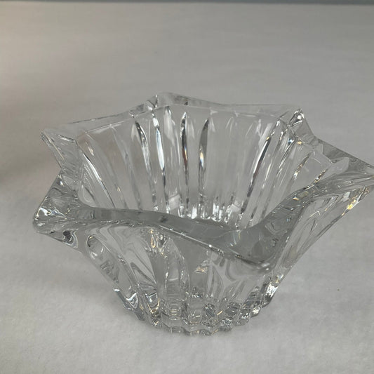 MIKASA Diamond Fire Crystal Votive - Tealight Holder or Trinket Dish