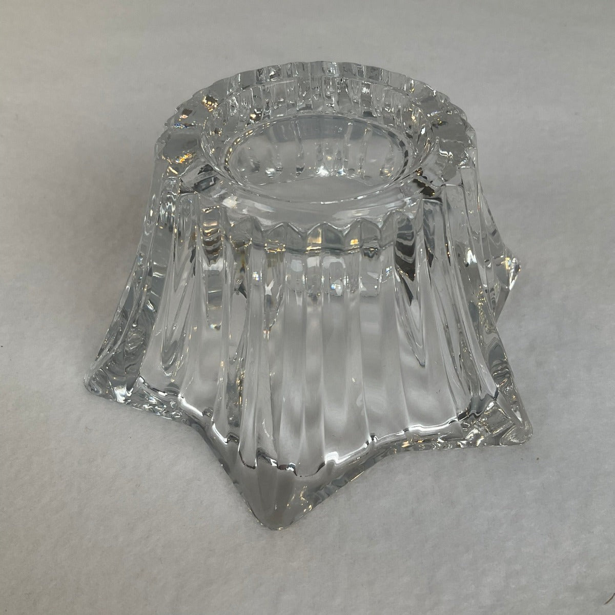 MIKASA Diamond Fire Crystal Votive - Bottom of Tealight Holder