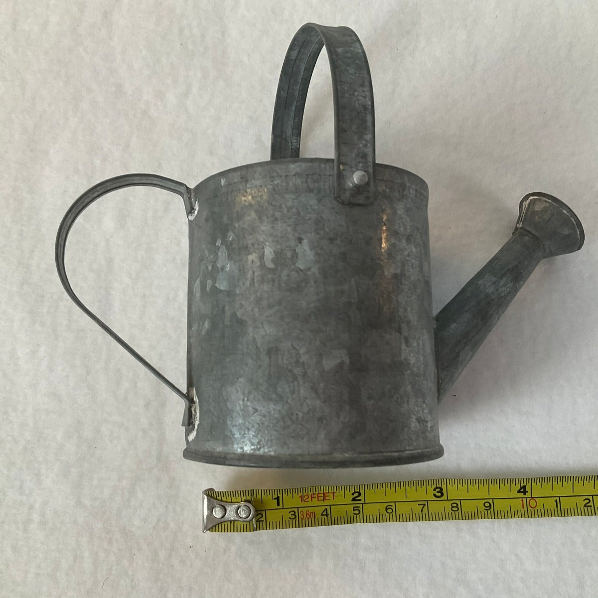 Mini Galvanized Watering Can - 3 inches wide at Base
