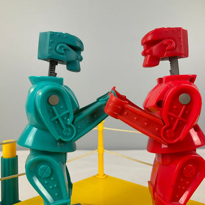Vintage Rock'em Sock'em Robots game by Mattel - 2001 Version - Works Great!