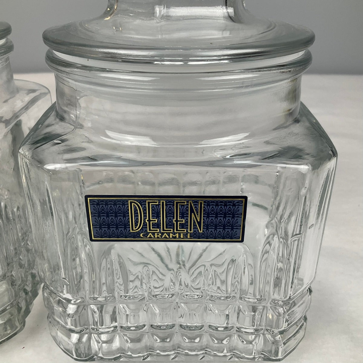 Vintage Apothecary Jars - DELEN CARAMEL - Self-Sealing Glass Container