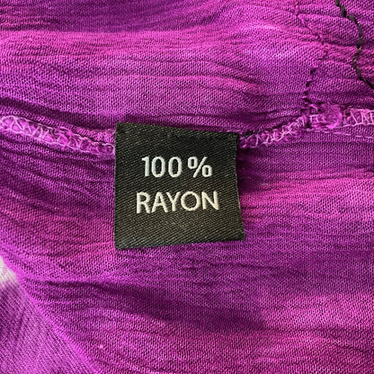 Women's Tunic Blouse - Purple & Light Blue Dragonfly - PLUS SIZE - 100% Rayon