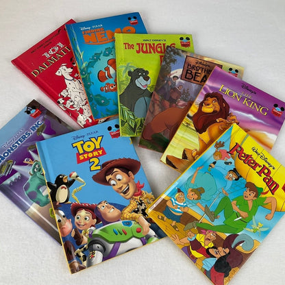 Walt Disney Wonderful World of Reading Lot of 8 Children's Books