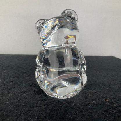 Princess House Vintage Crystal Teddy Bear - Back