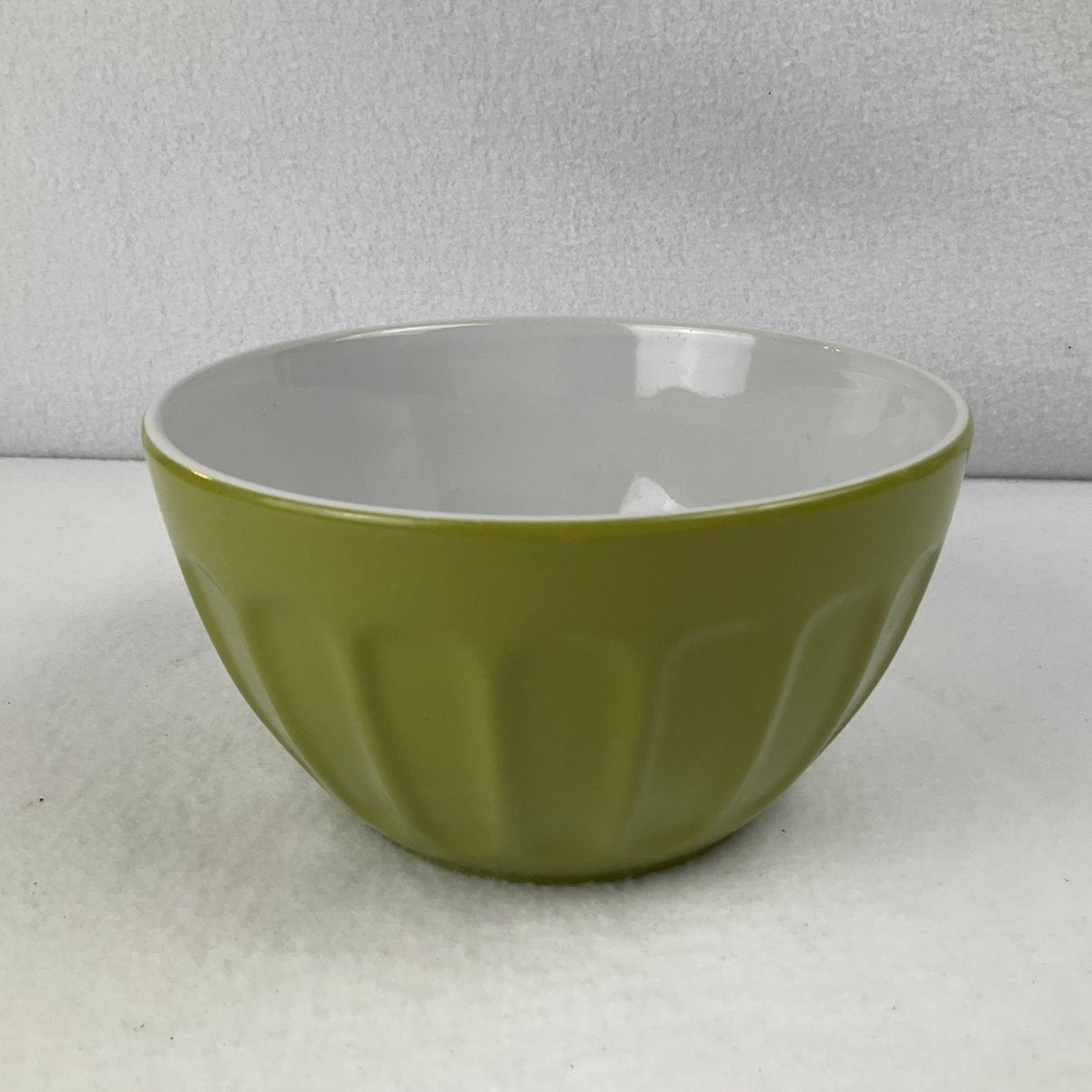 Best Home Ceramics Collection Set of 4 Stacking Bowls - Large/Medium Green Bowl