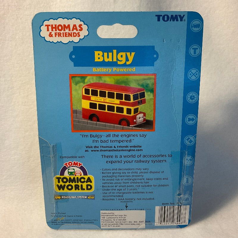 Battery Powered Red Bulgy - TOMY Thomas & Friends - BRAND NEW - Back