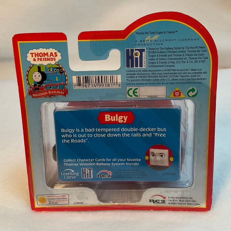 Bulgy ~ Thomas and Friends Wooden Railway Collection - Back