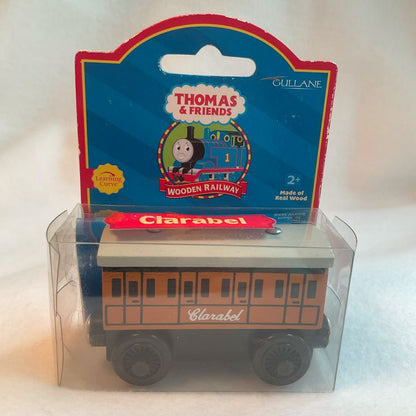 Add Clarabel, Thomas' Faithful Coach, to your Wooden Railway Collection!