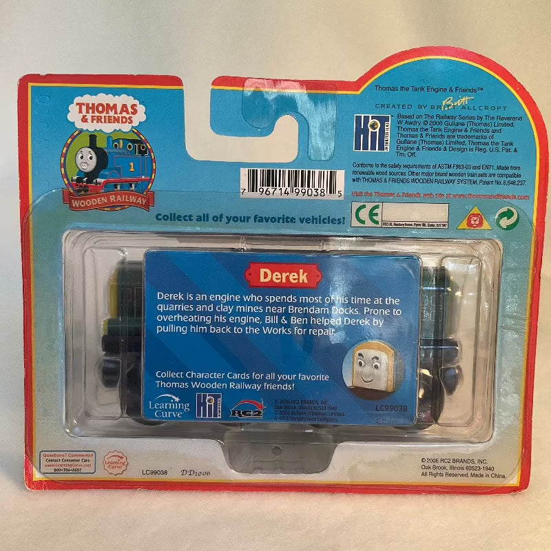 Derek - Thomas and Friends Wooden Railway Collection - Back