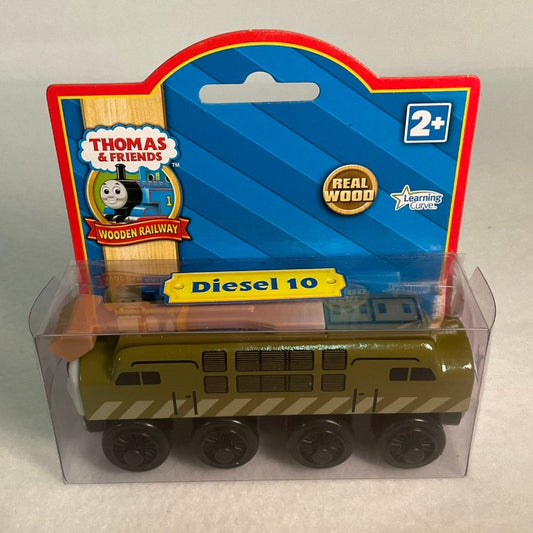 Add Diesel 10 to your Thomas and Friends Wooden Railway Collection