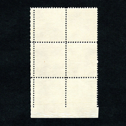 Scott 1138 - Ephraim McDowell 4-cent US Stamp Plate Block - Back