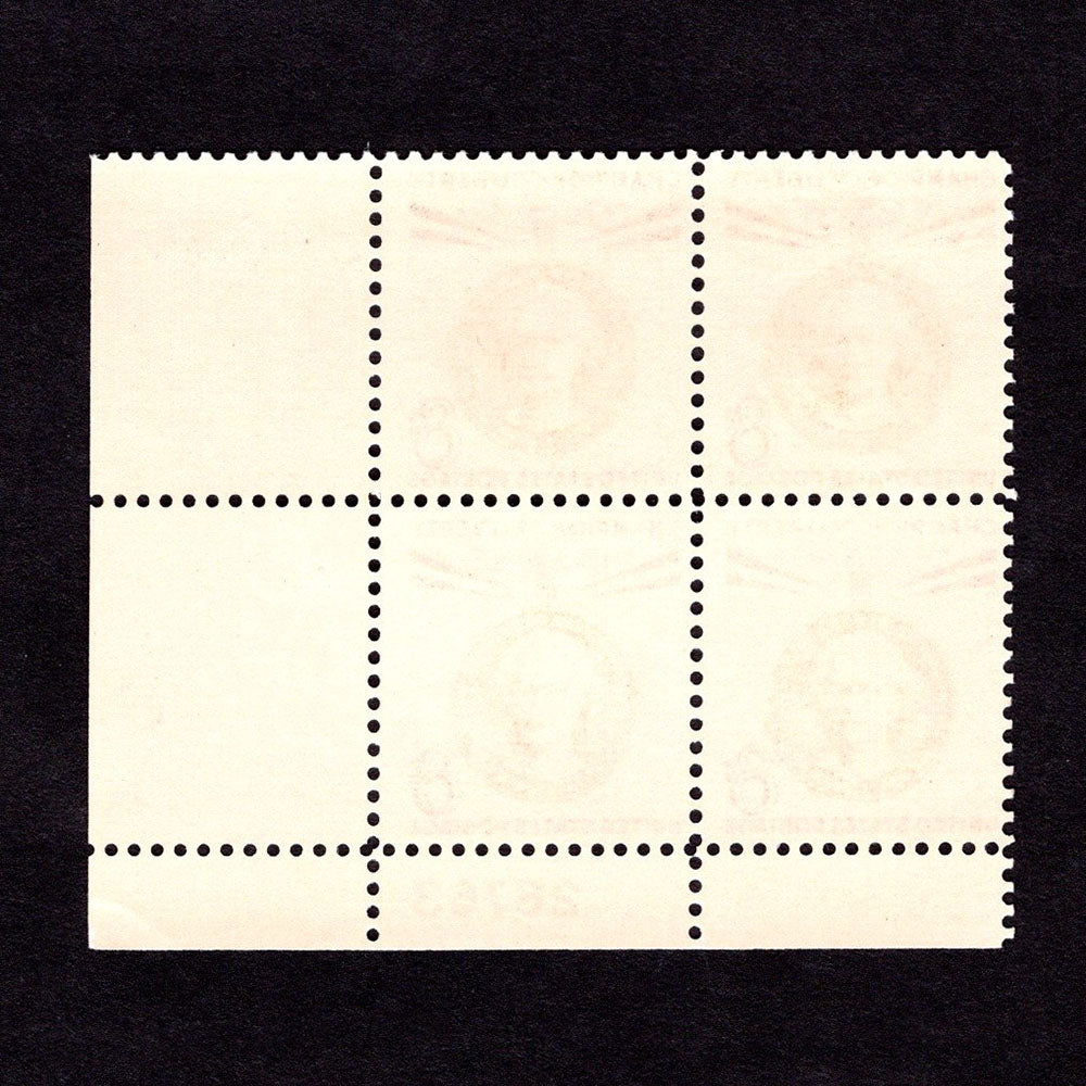 Scott 1160 Ignacy Jan Paderewski 8-cent US Stamps Plate Block - Back