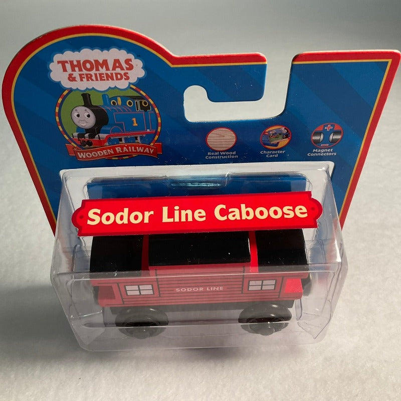 Sodor Line Caboose - Thomas and Friends Wooden Railway Collection - Top View