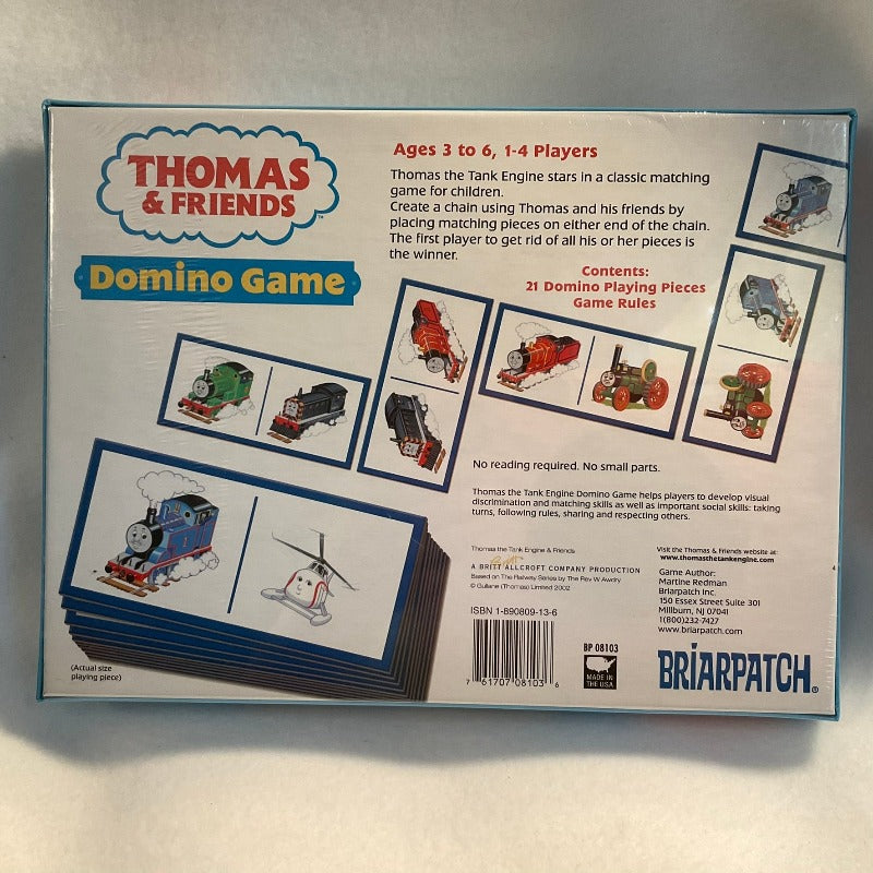 Thomas & Friends Domino Matching Game - Back