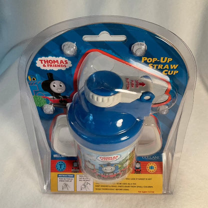 Thomas & Friends Pop-Up Straw Cup - Top