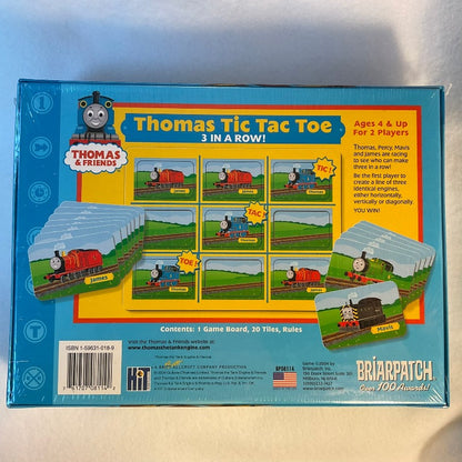 Thomas & Friends Tic Tac Tow 3 in a Row Game - Back