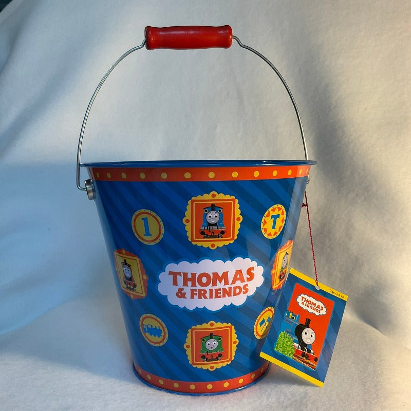 Thomas the Tank Engine and Friends Tin Bucket Sand Pail - Handle Up